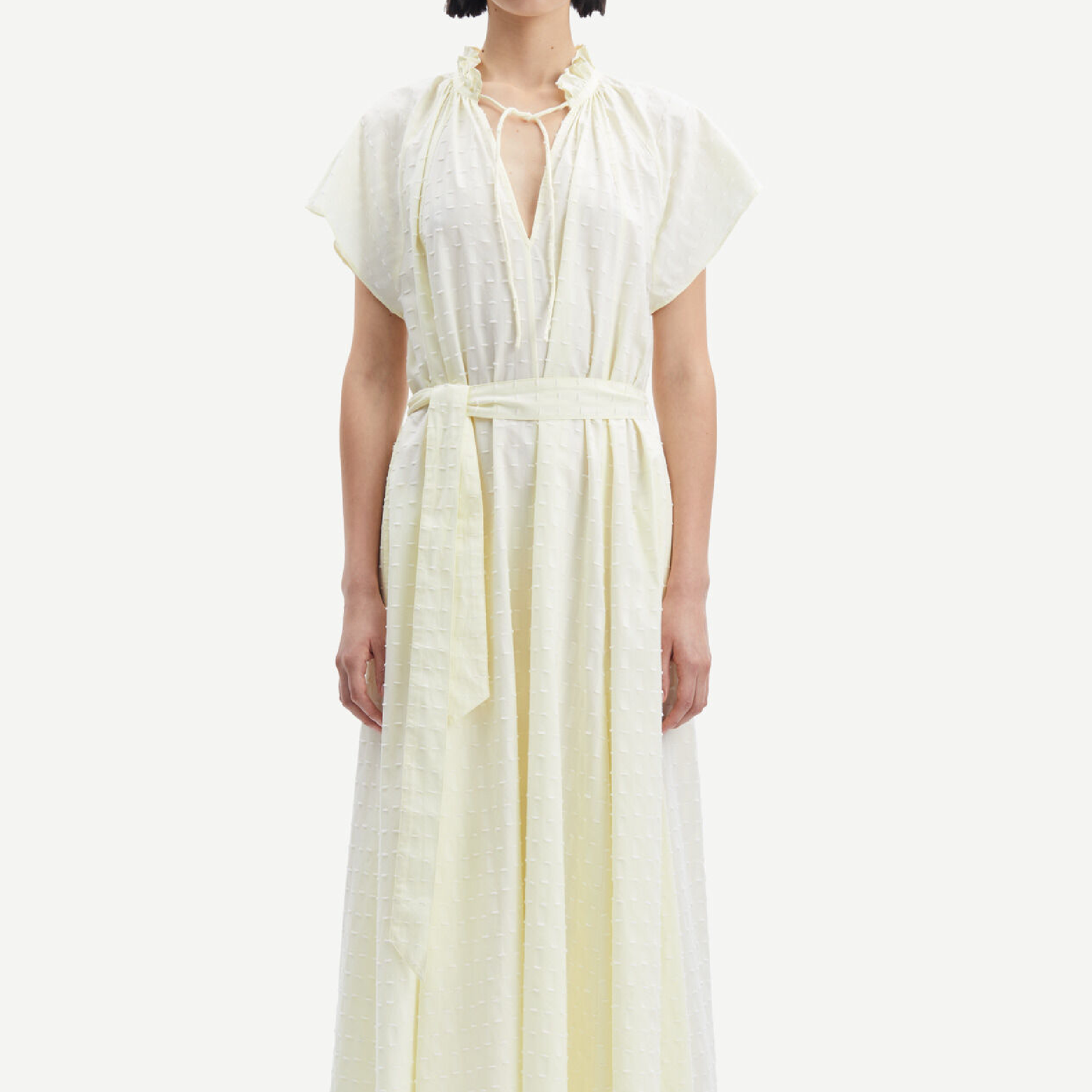 Karookh Dress, Transparent Yellow 