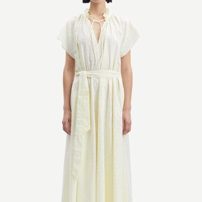 Karookh Dress, Transparent Yellow 