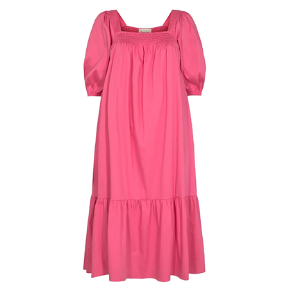 Isla Solid Dress, Pink