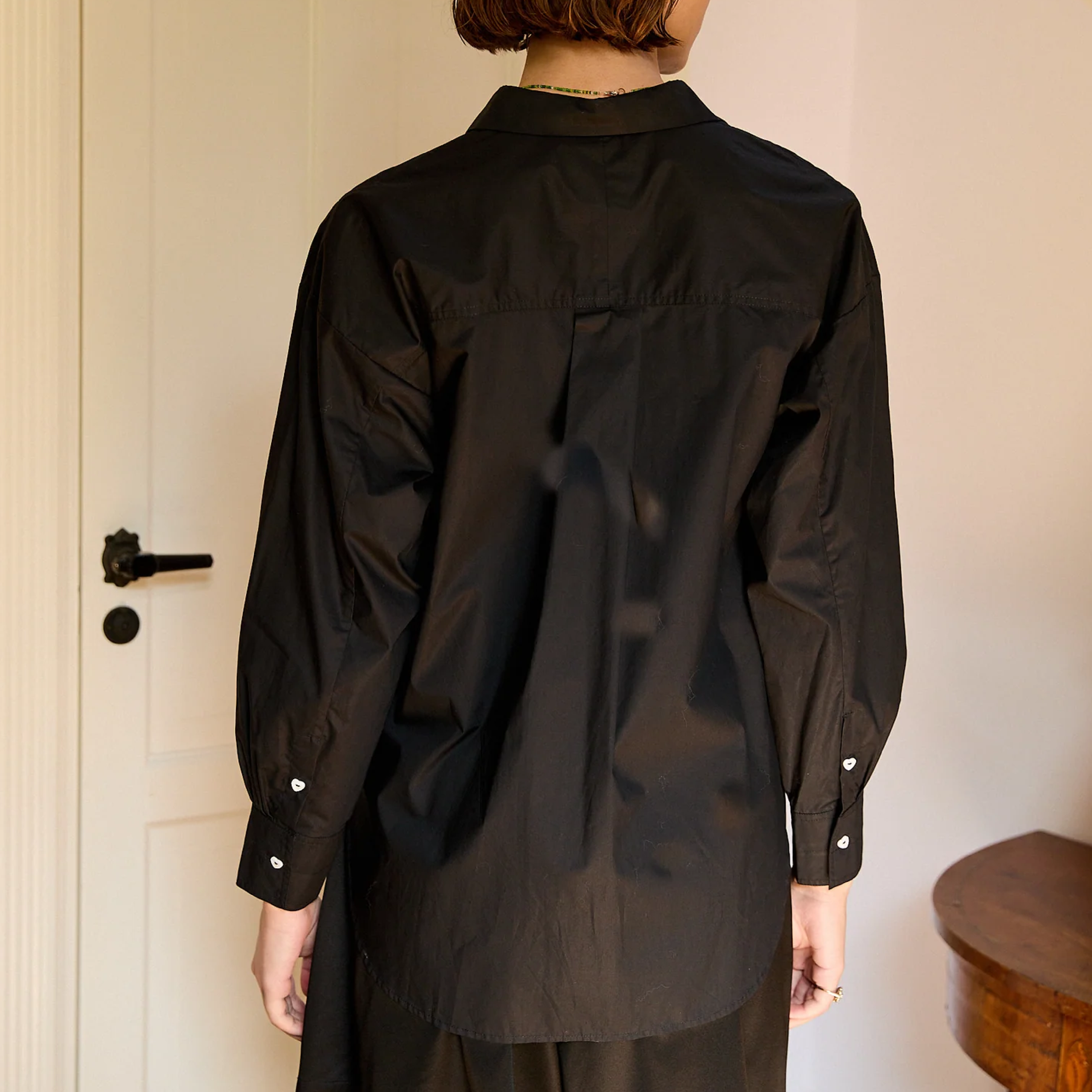Dagmar Heart Shirt, Black