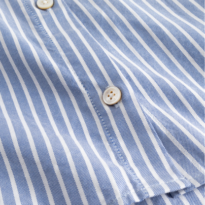 Sofie Stripe Oxford Skjorte, Blue/White