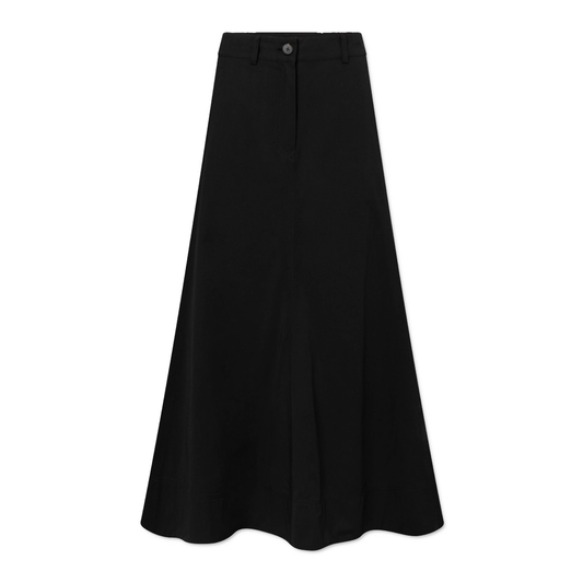 Palila Modal Poplin Nederdel, Black