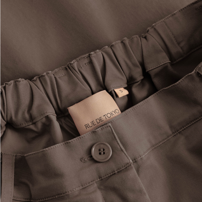 Prema Twill Shorts, Malt Brown