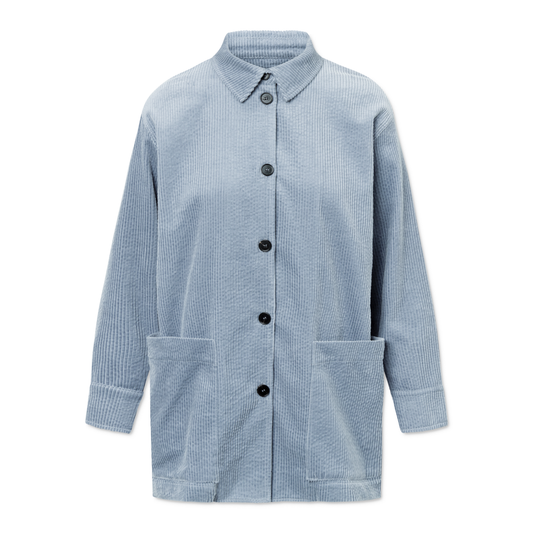 Saime Fløjl Skjorte, Pale Blue
