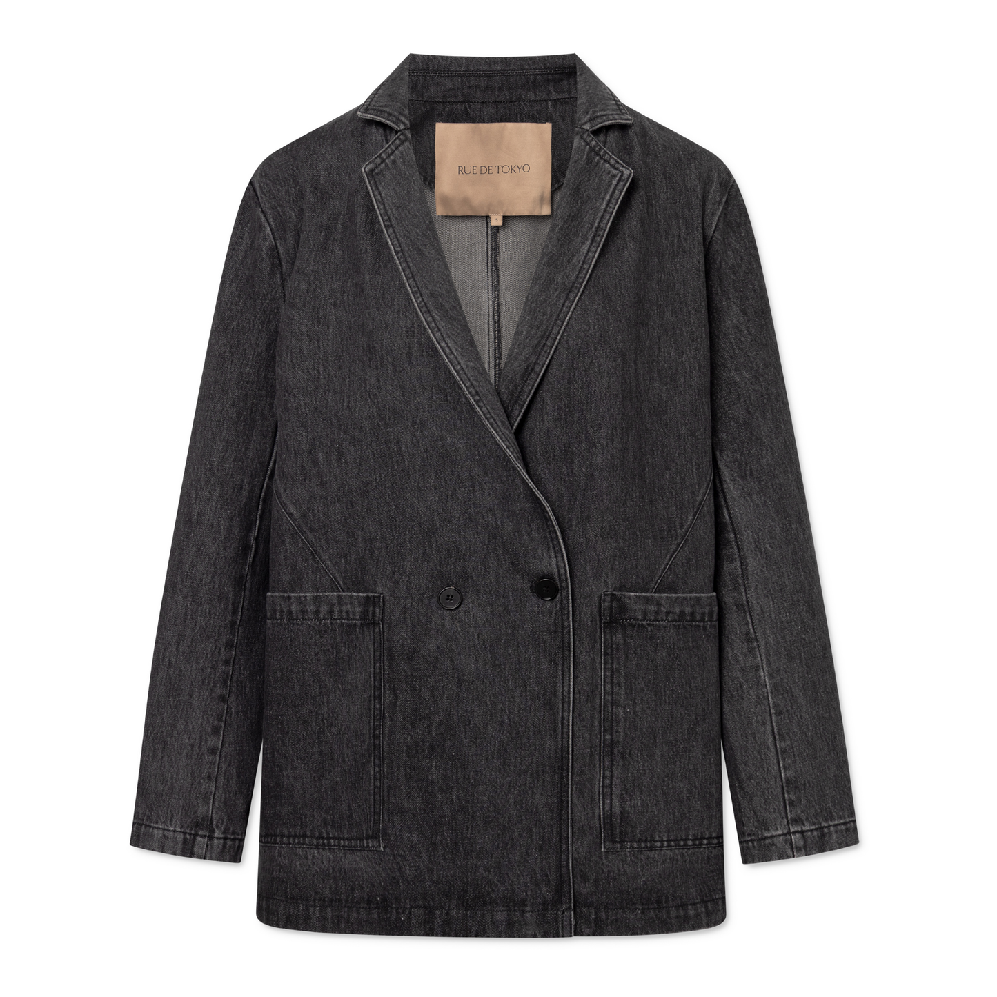 Charli Denim Blazer, Black