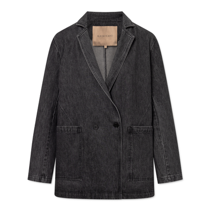 Charli Denim Blazer, Black
