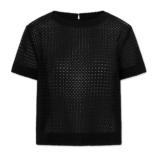 Selin Broderie Anglaise, Black
