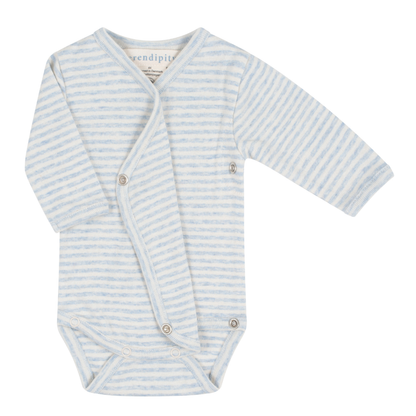 Newborn Slå-Om Body, Mist/Offwhite