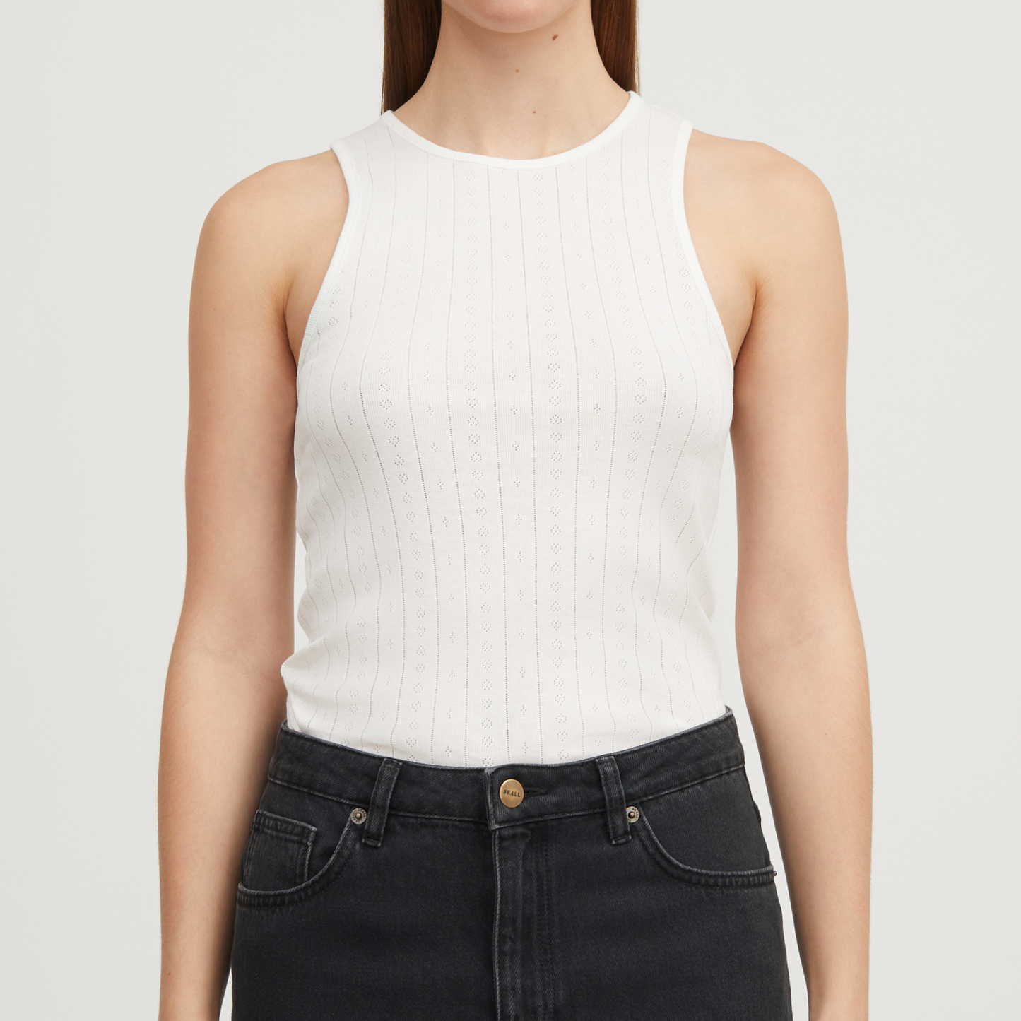 Edie Tank Top, Off White