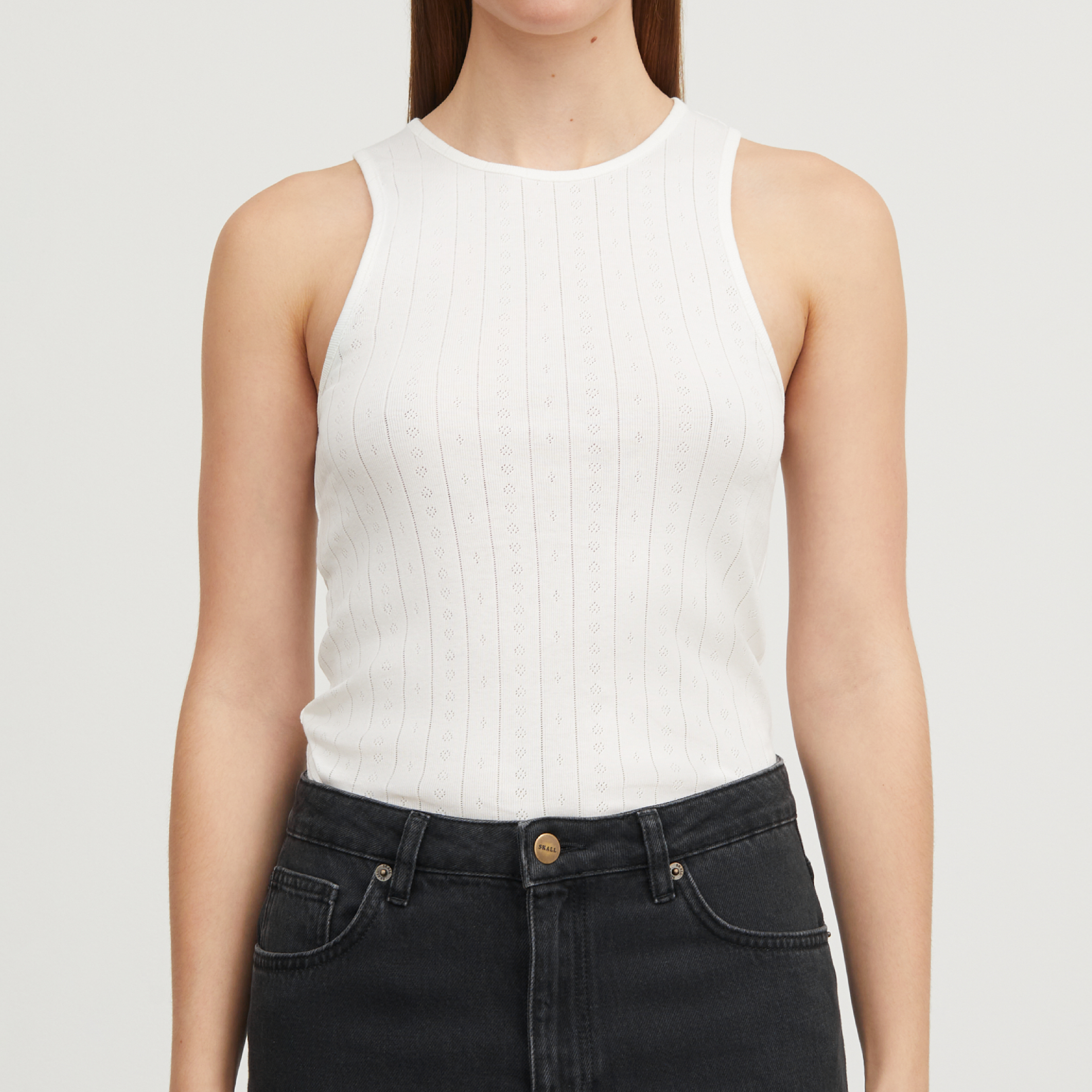 Edie Tank Top, White