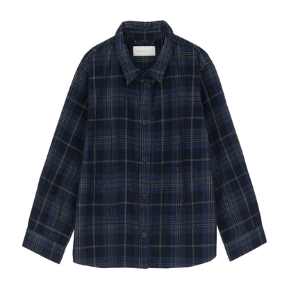 Elliot Skjorte, Dark Navy Check