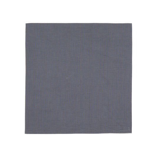 Sammy Scarf, Blue/Grey Mini Check