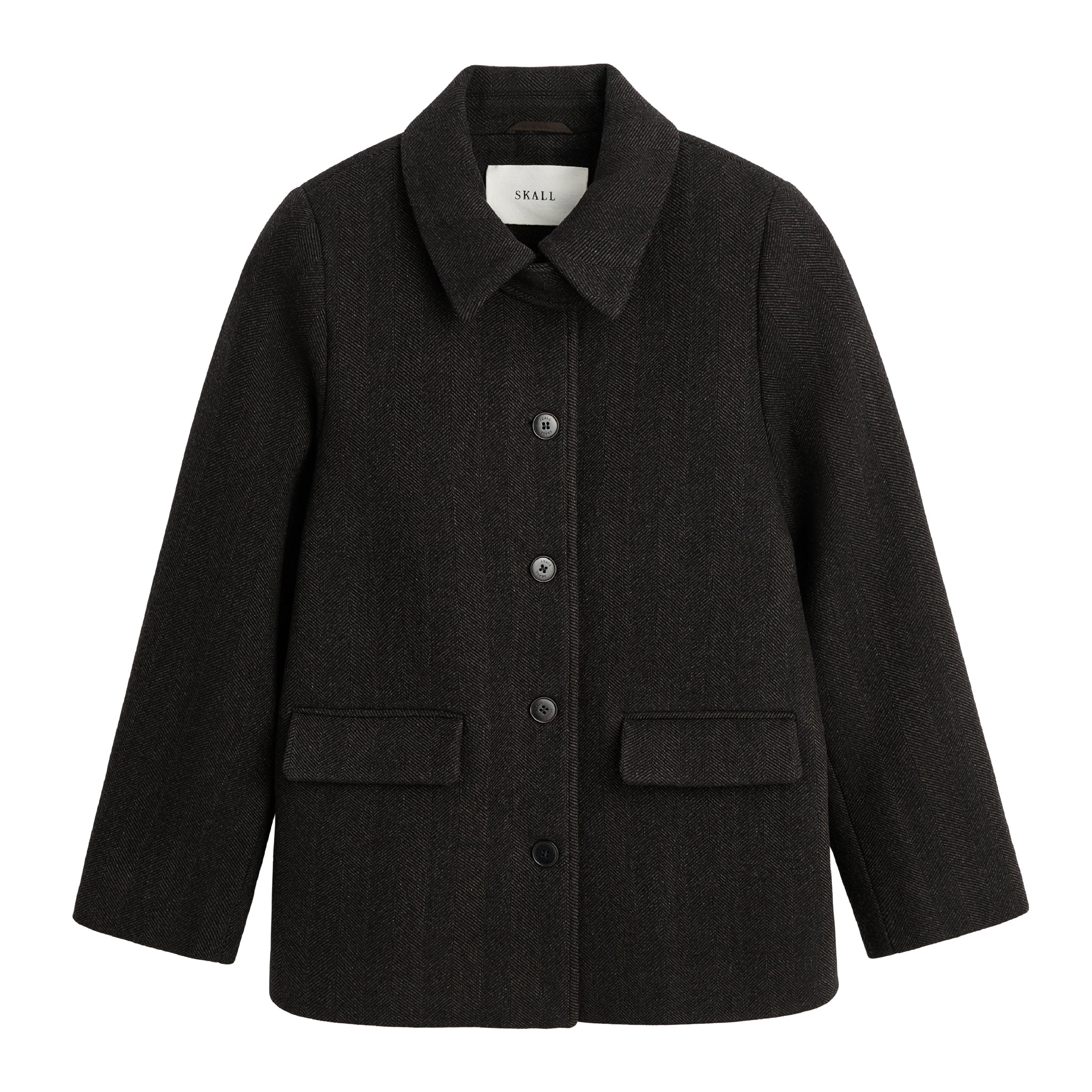 Alfred Jacket, Brown Herringbone