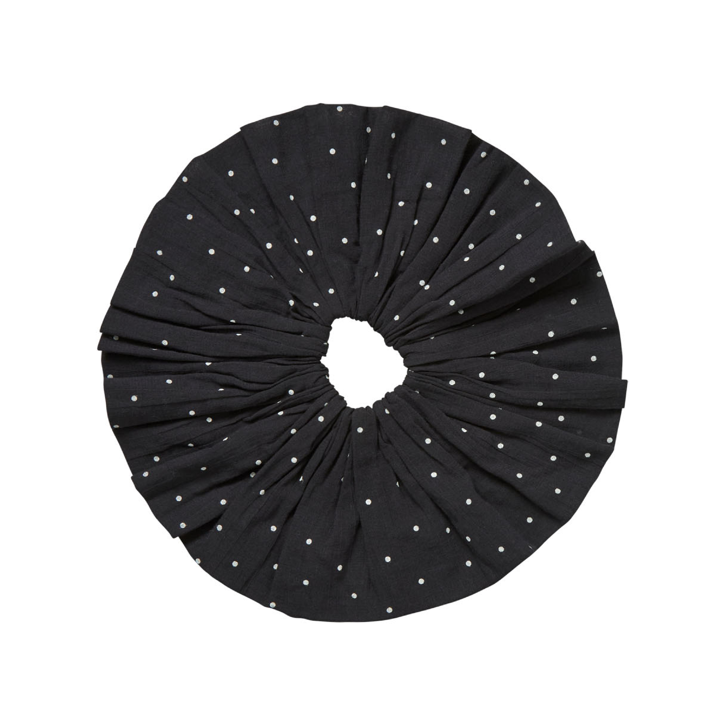 Big Scrunchie, Black/White Dot