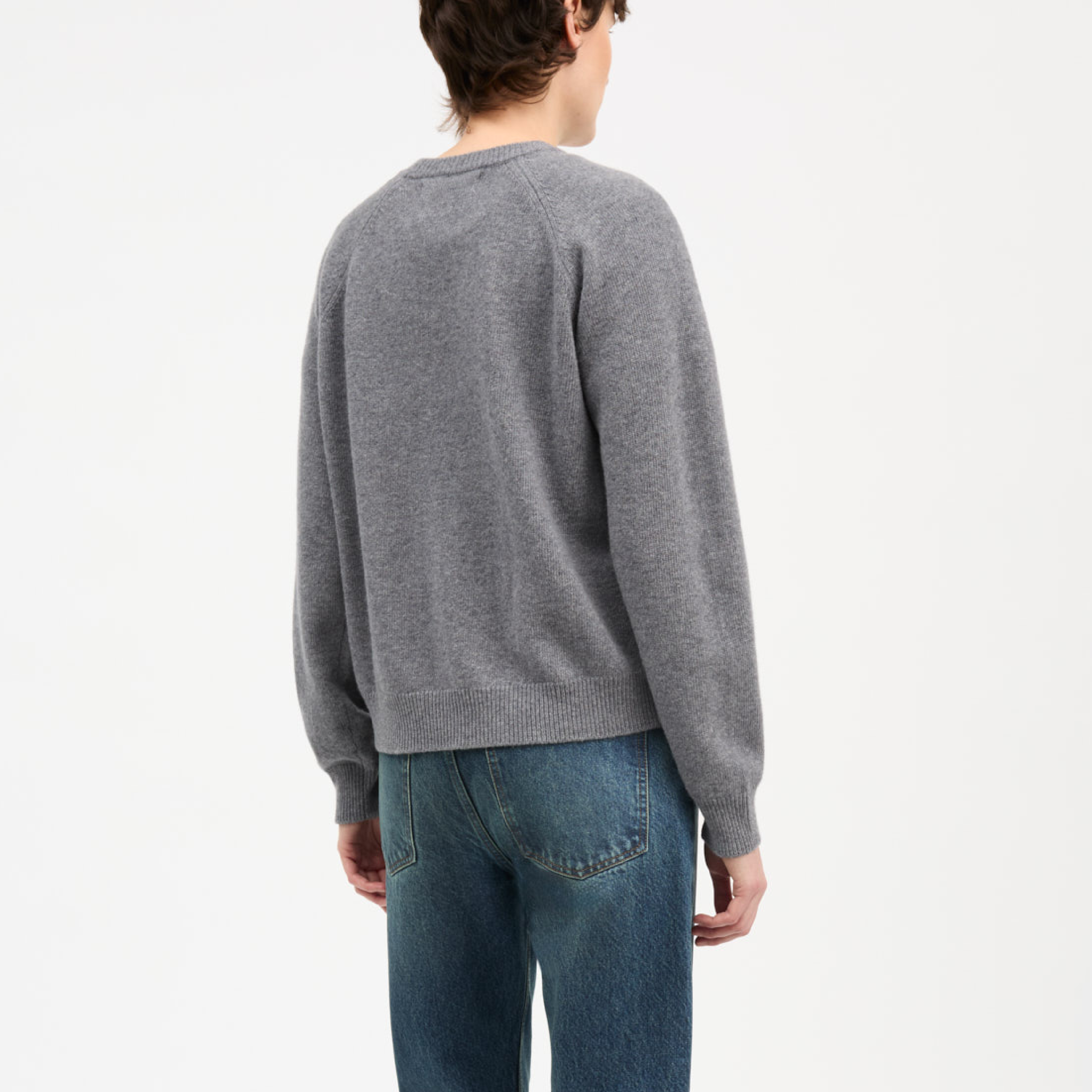 Drew O-Neck, Stone Mélange