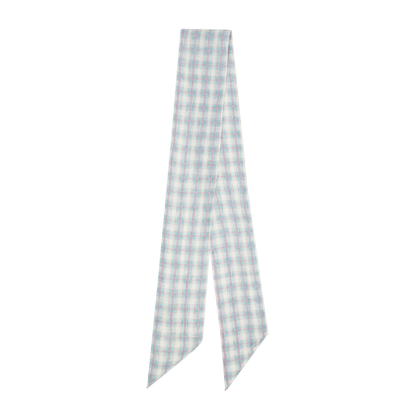Elvira Scarf, Purple/Blue Check