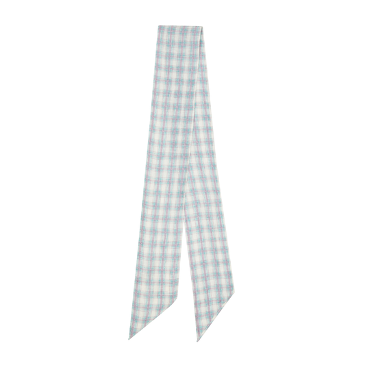 Elvira Scarf, Purple/Blue Check