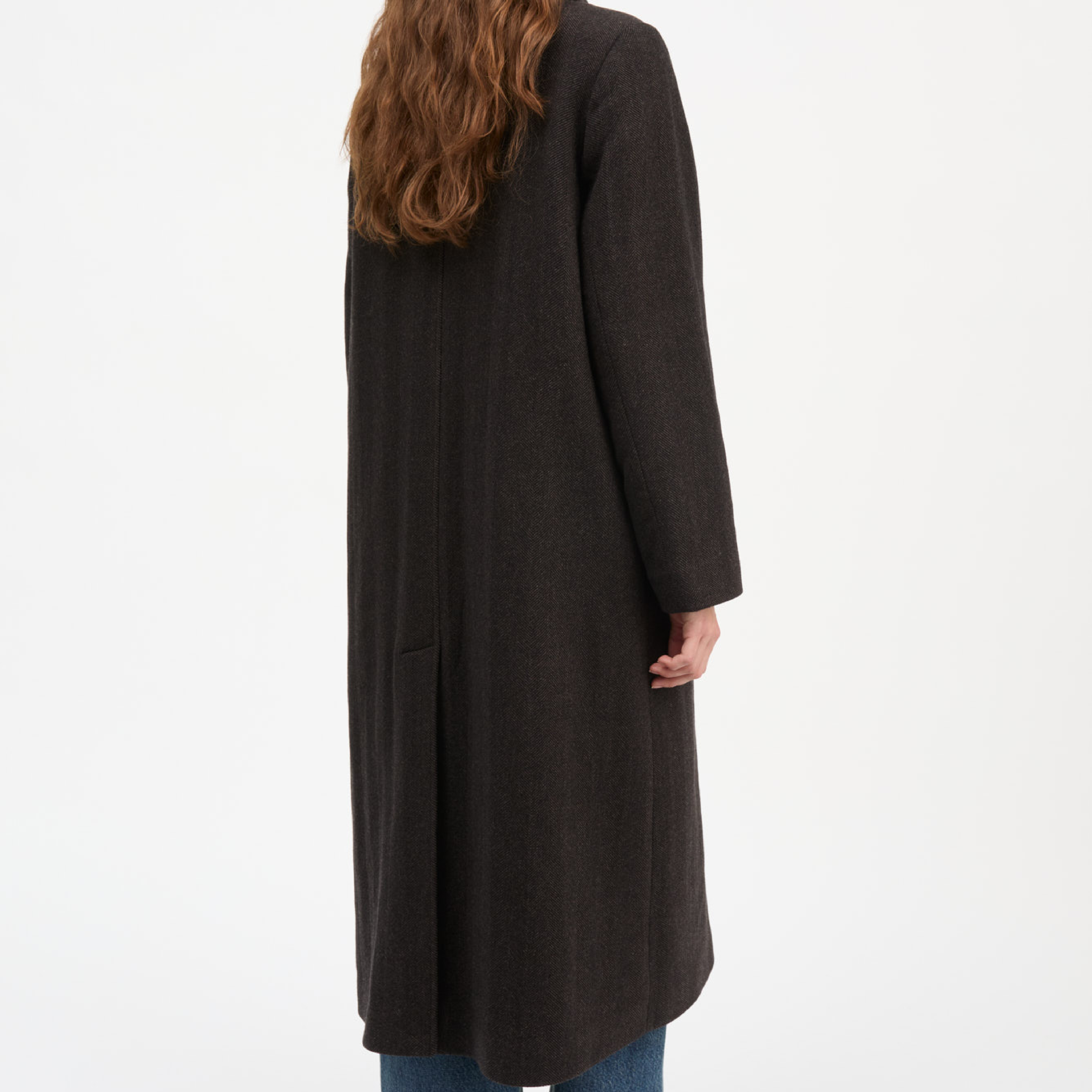 Ernest Coat, Brown Herringbone