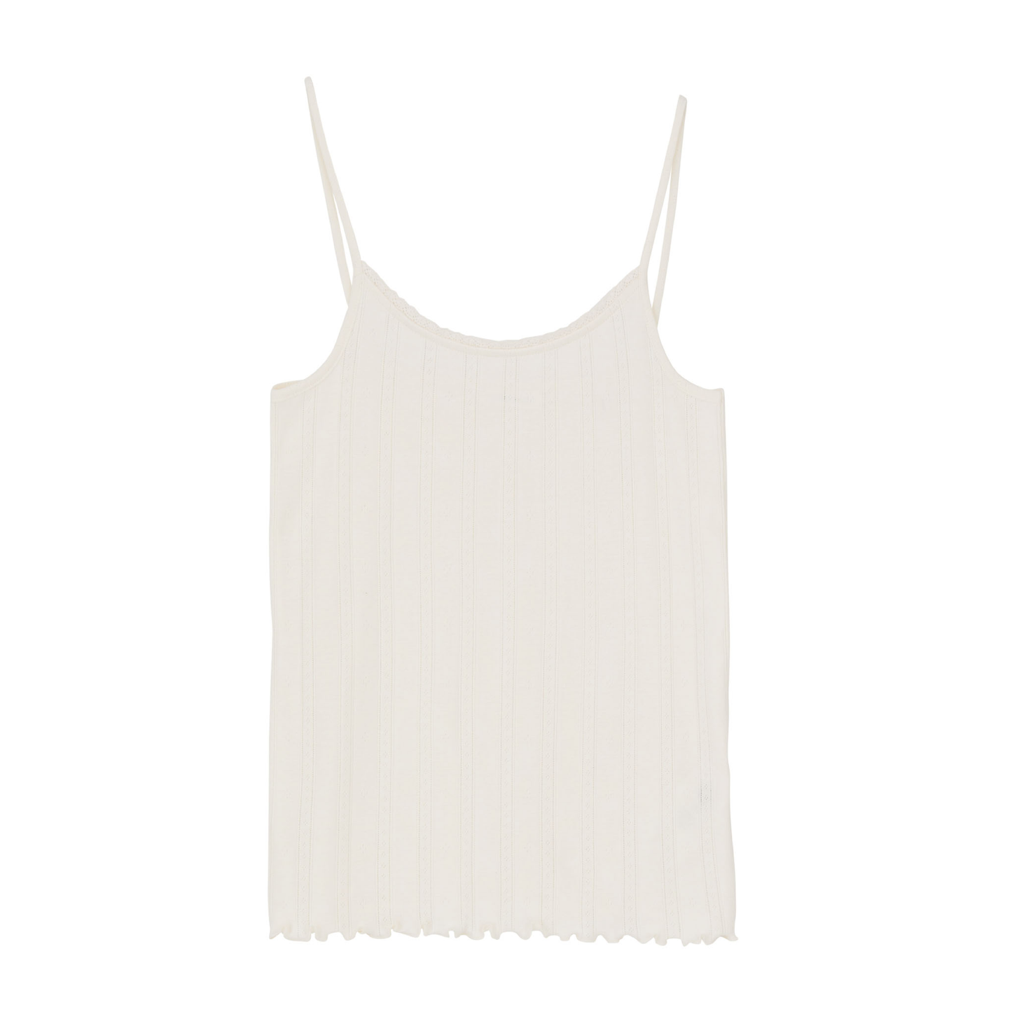 June Cami Top, Ecru