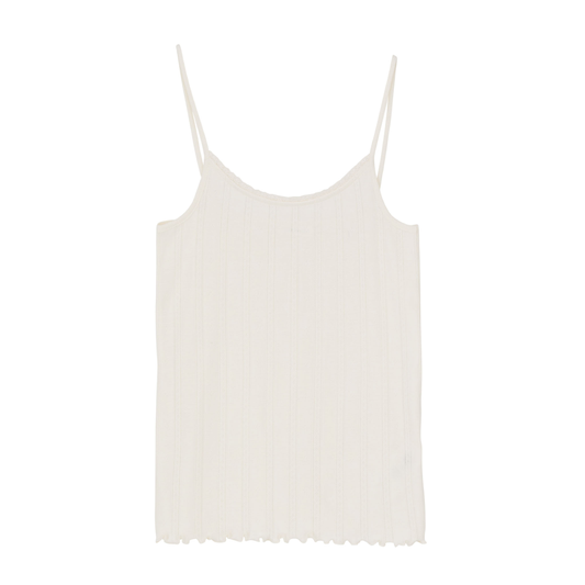 June Cami Top, Ecru