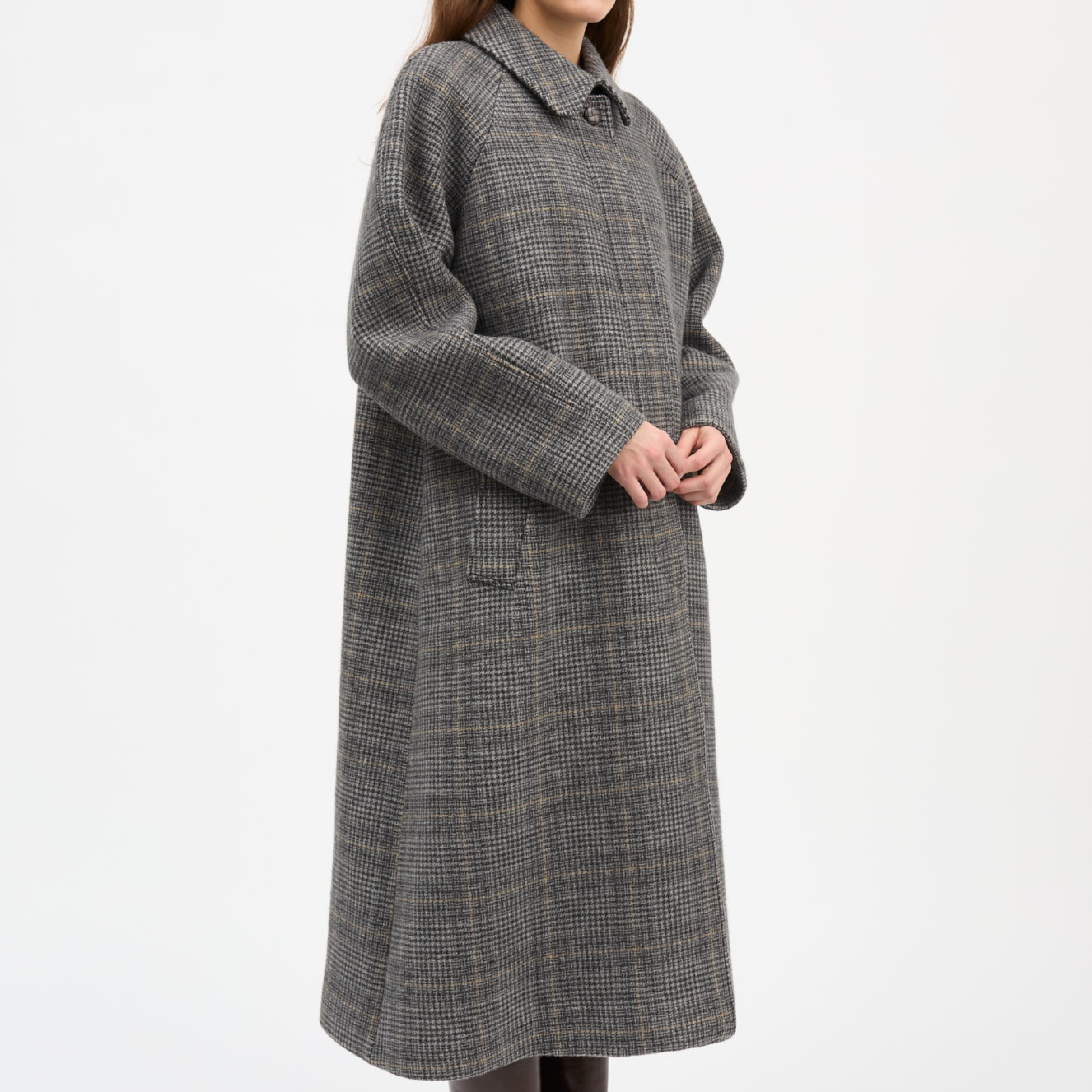 Mary Coat, Grey Check