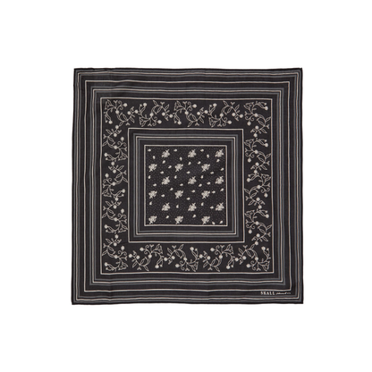 Skall Classic Scarf, Black (55x55 cm)