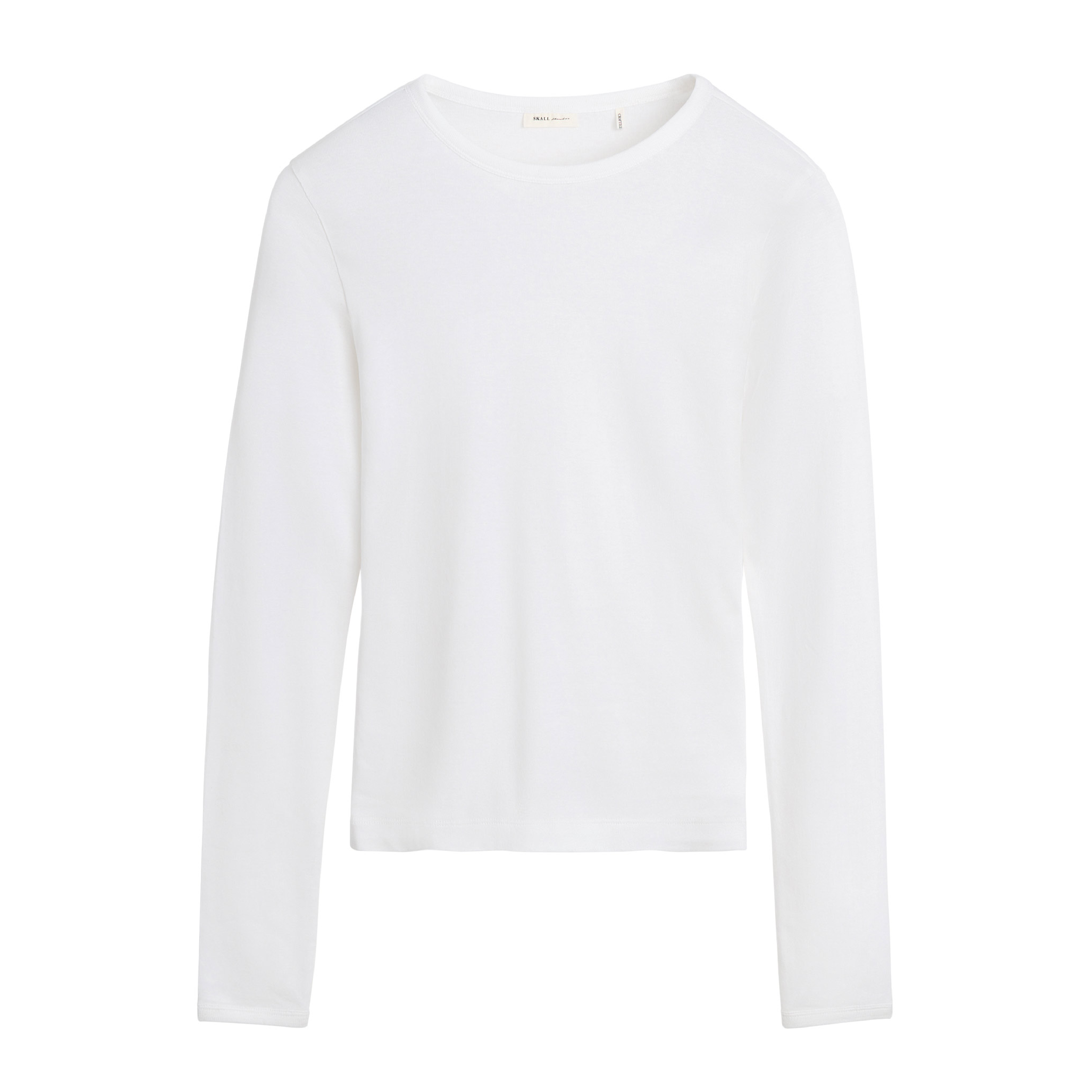 Seventies O-Neck Blouse, Optic White