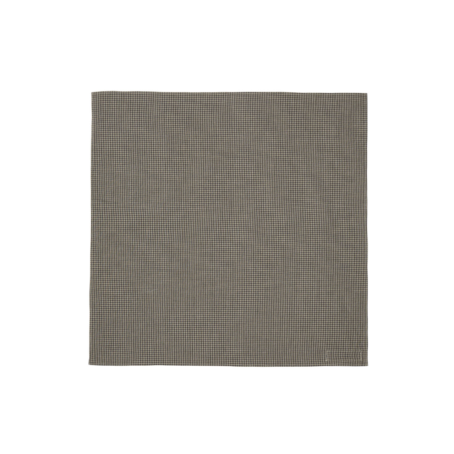 Skall Scarf, Beige/Grey Mini Check (55x55 cm)