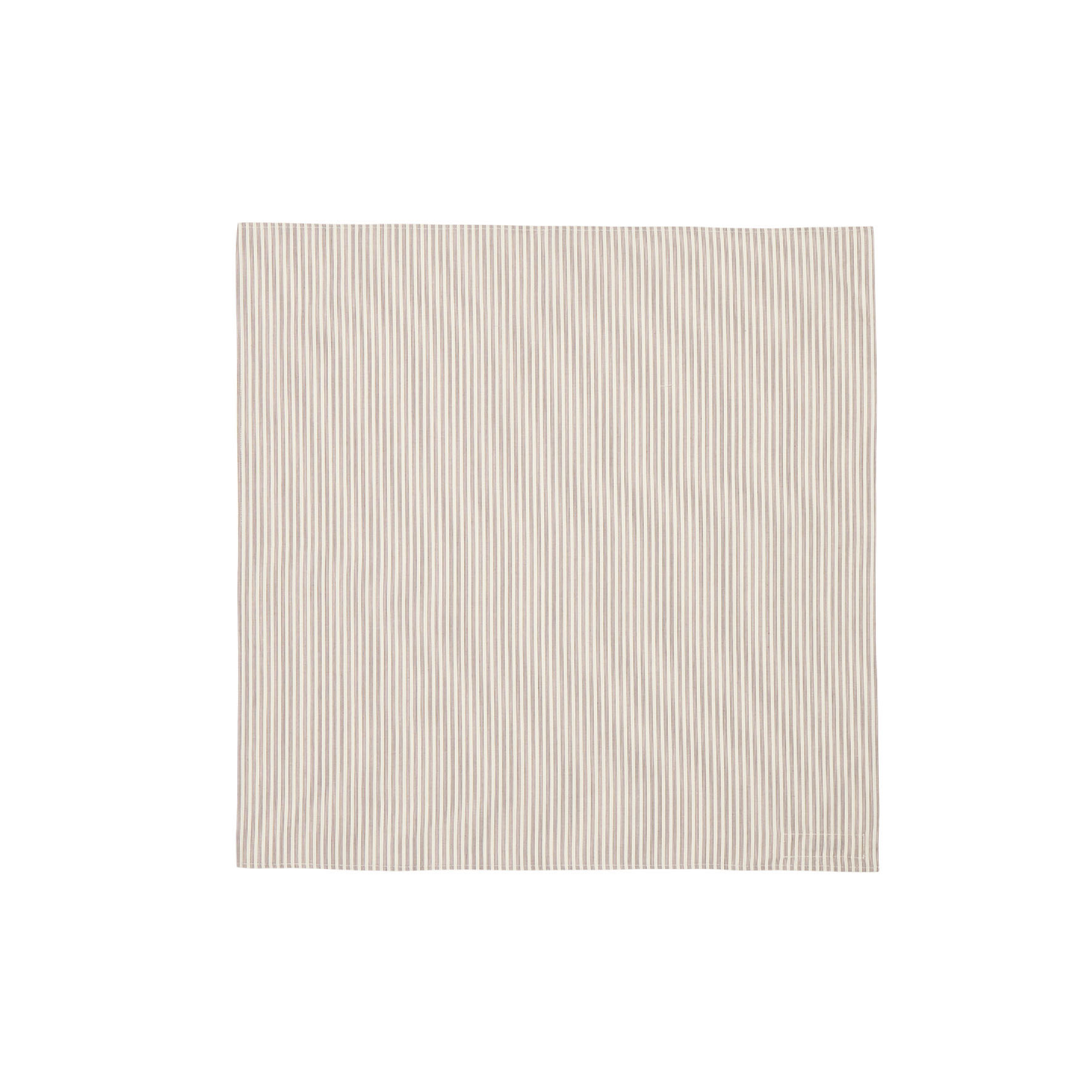 Skall Scarf, Light cream/Dark burgundy stripe (55x55 cm)