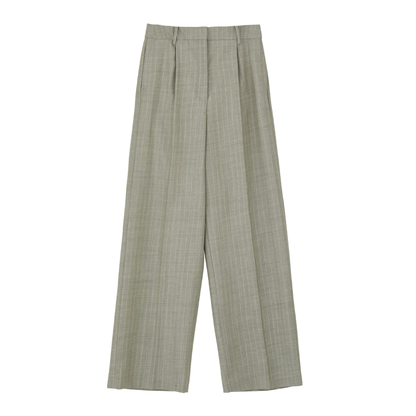 Thom Trousers, Light Grey/Ecru