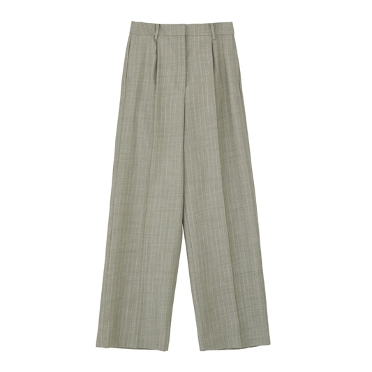 Thom Trousers, Light Grey/Ecru