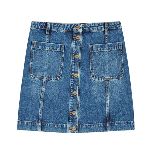 Margaux Skirt, Slouchy Blue