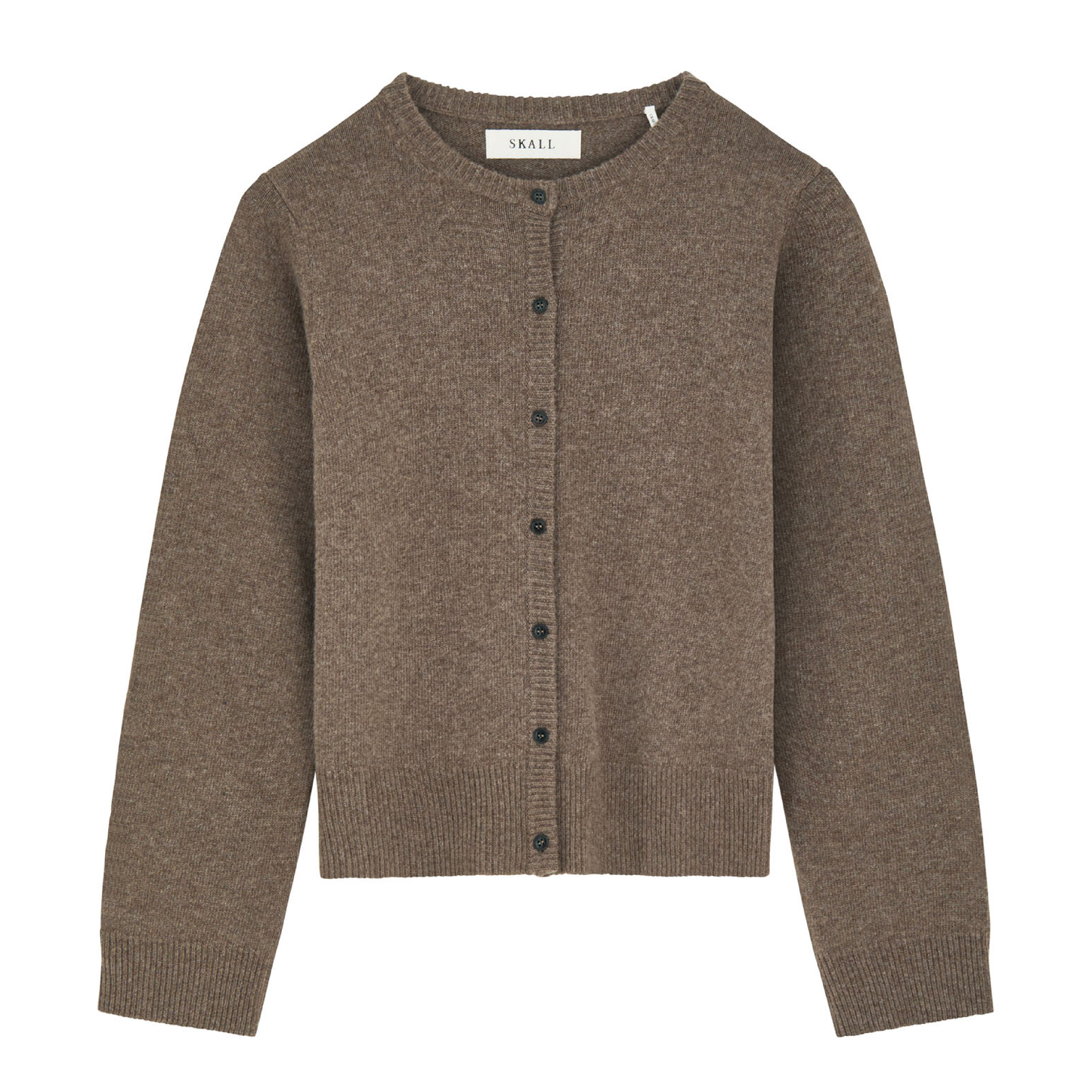 Senna Cardigan, Brown Mélange