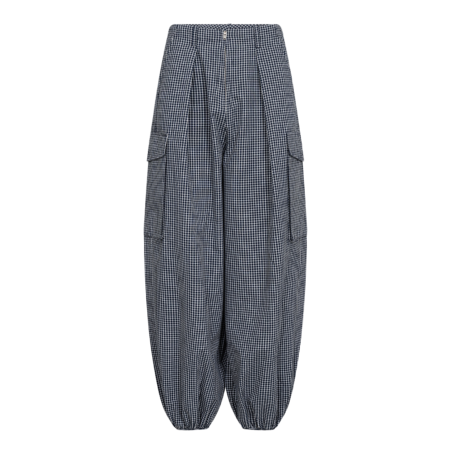 Stockholm 1 Bukser, Dark Navy Check