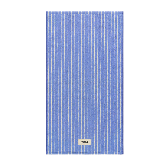 Bath Mat, Clear Blue Stripes (70x50)
