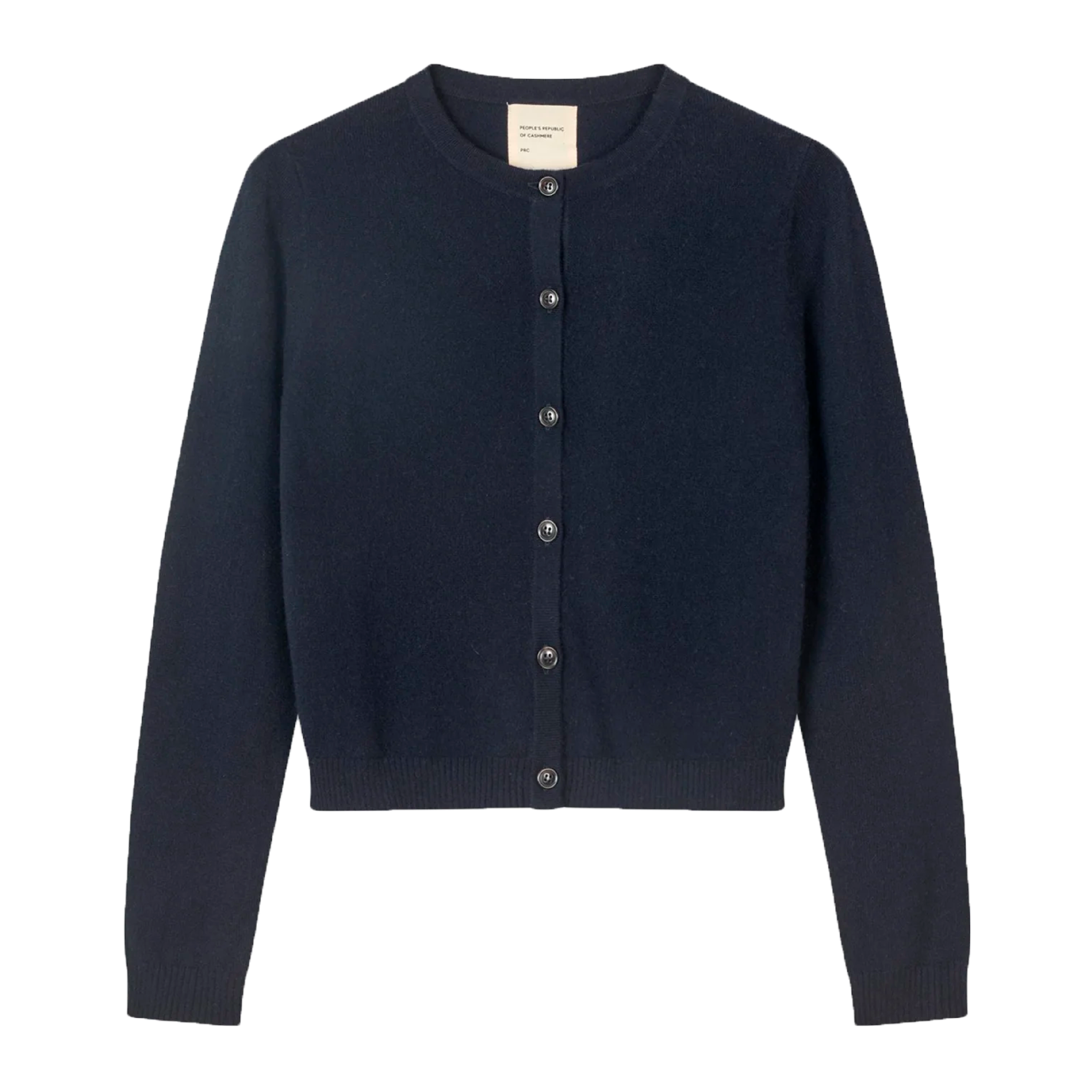 Women's Cashmere O-Cardigan, Navy