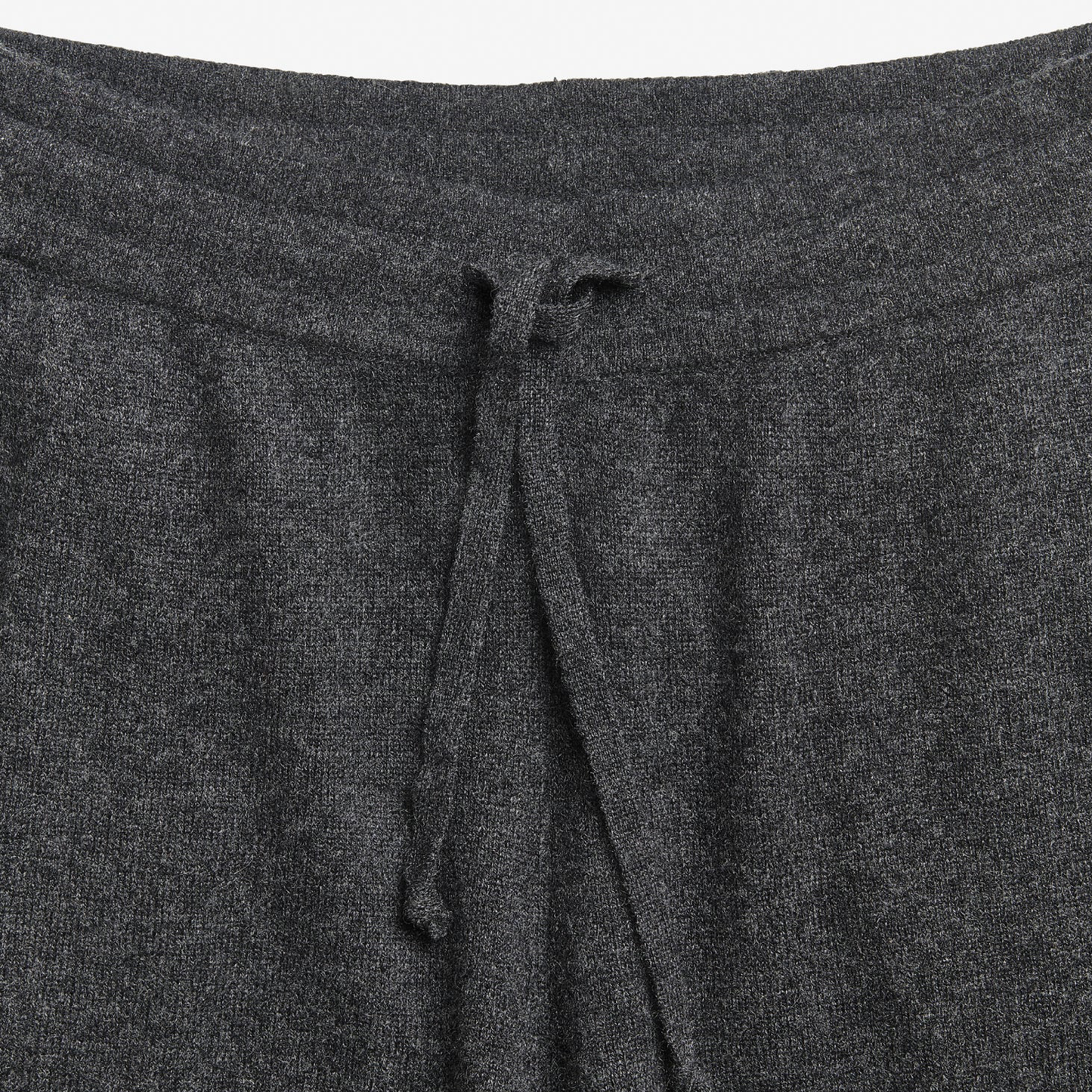 Women's Straight Cashmere Sweatpants, Dark Grey