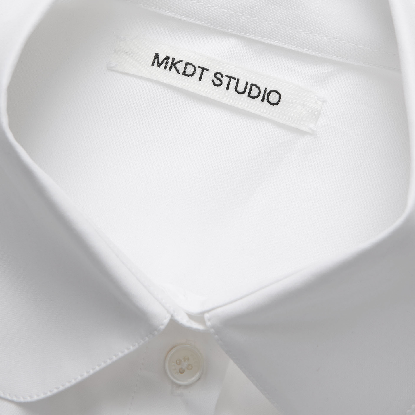 Tusse Poplin Skjorte, White