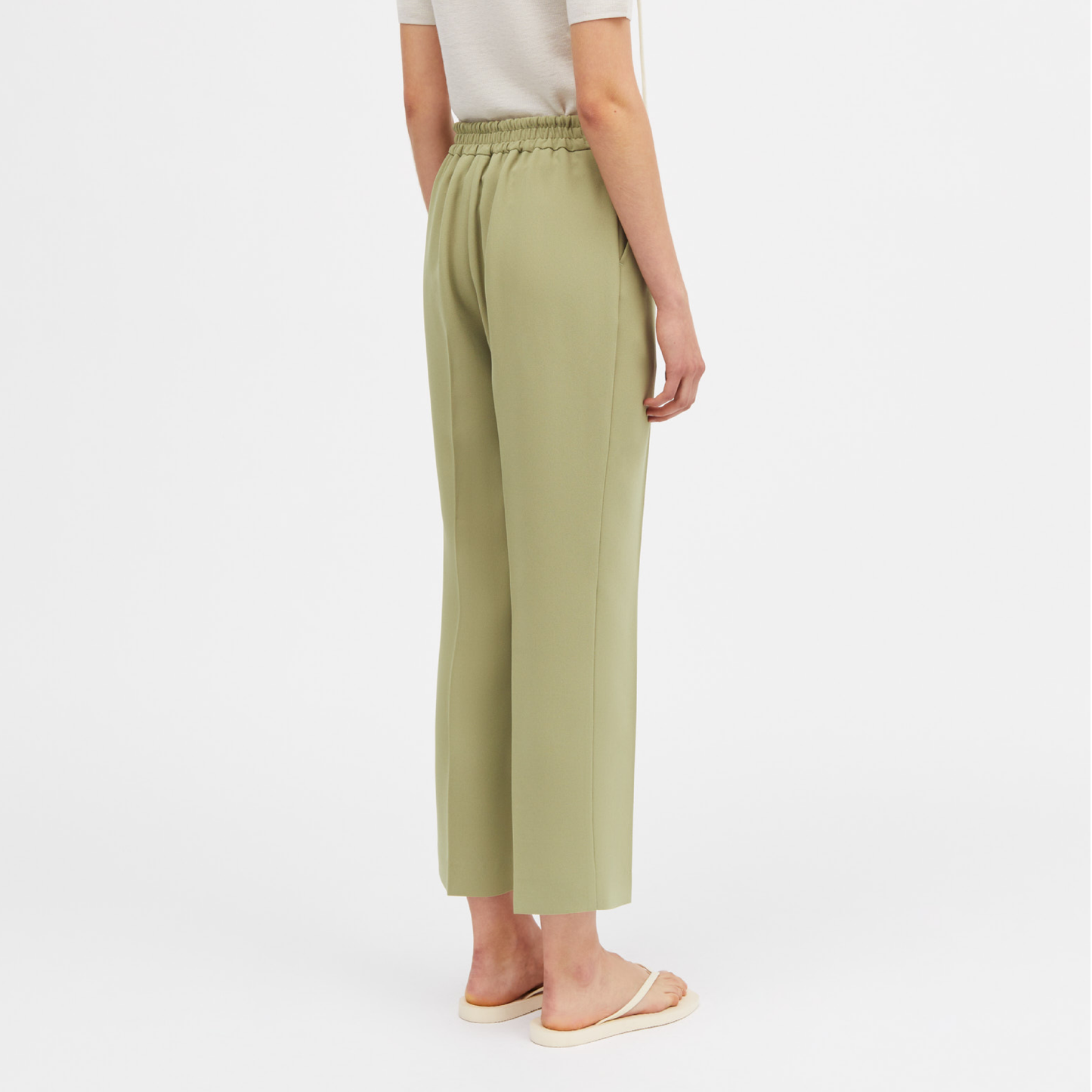 Phoenix Crepe Georgette Bukser, Matcha