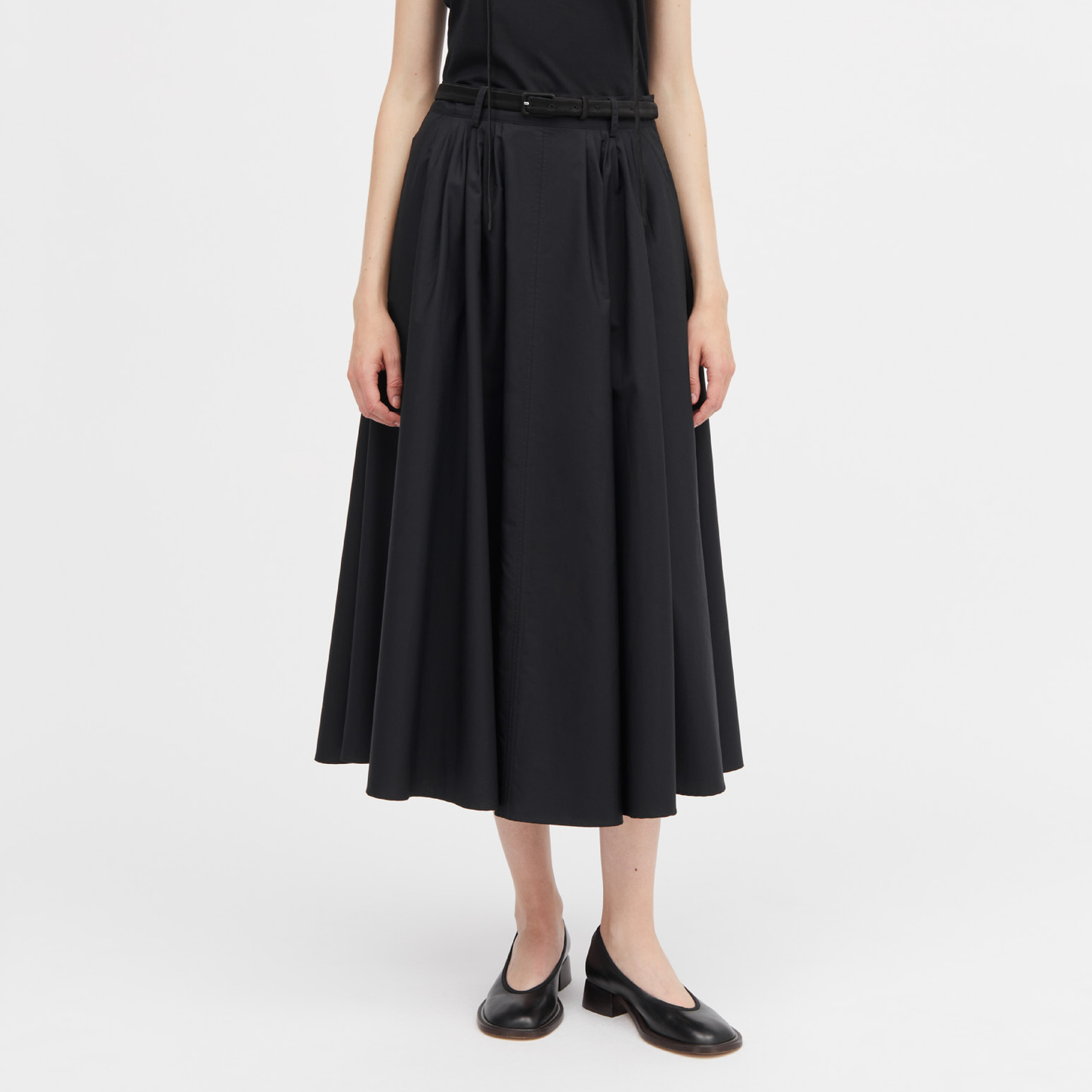 Novo Poplin Nederdel, Black