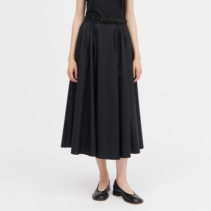 Novo Poplin Nederdel, Black