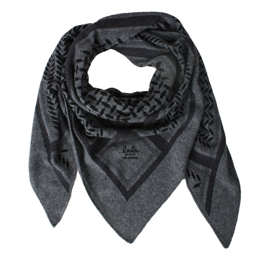 Triangle Trinity Classic Tørklæde, Lubecca Dark Grey Melange