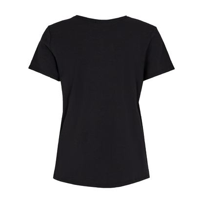 Any 2 T-Shirt M. V-Hals, Sort