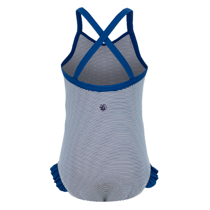 Swimsuit, Navy Stripe