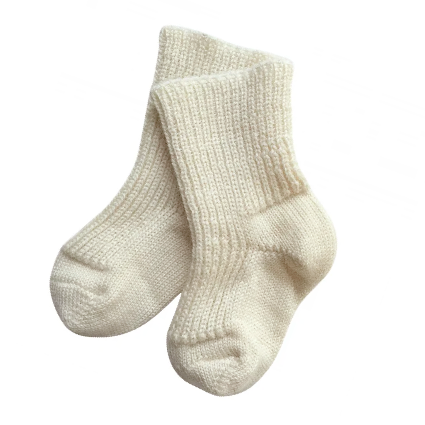 Organic Wool Socks, Natural