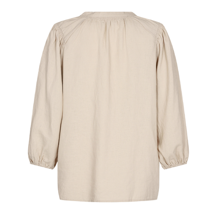 Naja Shirt in Linen, Sand