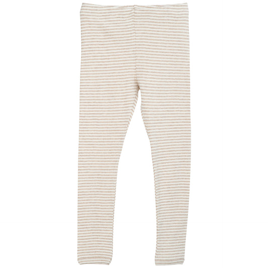 Stripe Leggings, Oat/Offwhite