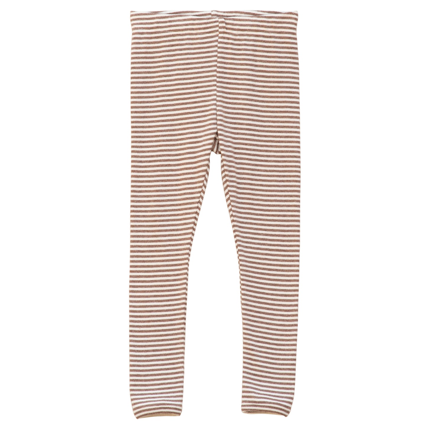 Stripe Leggings, Acorn/Offwhite