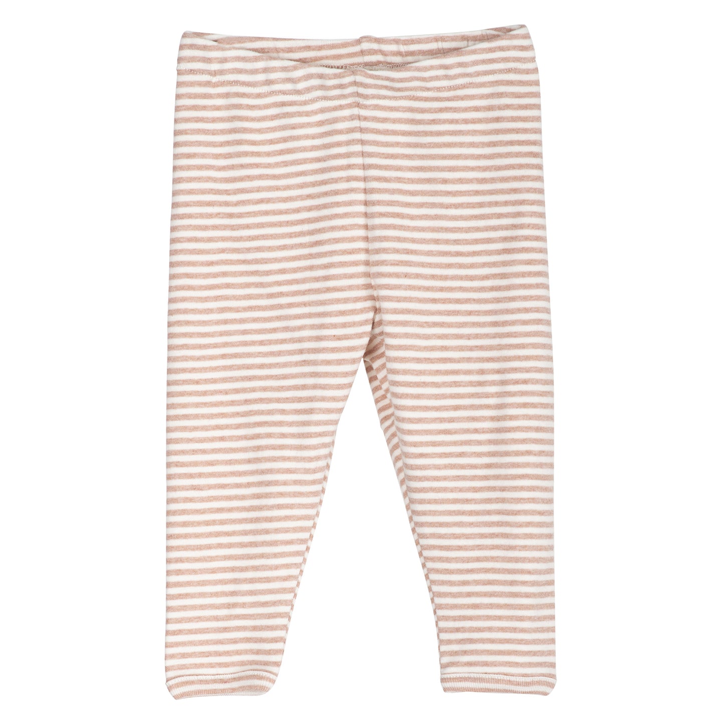 Baby Leggings Stripe, Clay/Offwhite