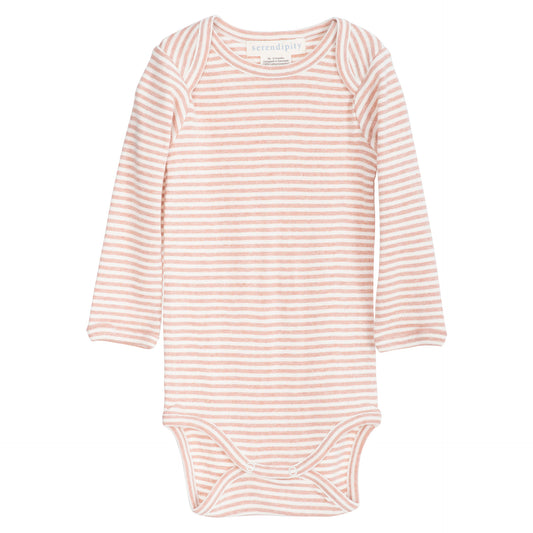 Baby Body Stripe, Clay/Offwhite